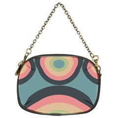 Circles Design Pattern Tile Chain Purse (one Side) by Ravend