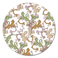 Pattern Design Art Decoration Magnet 5  (round)