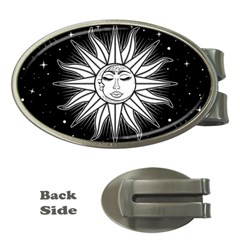 Sun Moon Star Universe Space Money Clips (oval)  by Ravend