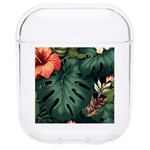 Flowers Monstera Foliage Tropical Hard PC AirPods 1/2 Case