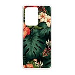 Flowers Monstera Foliage Tropical Samsung Galaxy S20 Ultra 6.9 Inch TPU UV Case