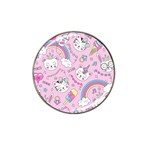 Cute Cat Kitten Cartoon Doodle Seamless Pattern Hat Clip Ball Marker (10 pack)
