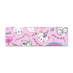 Beautiful Cute Animals Pattern Pink Sticker Bumper (100 pack)