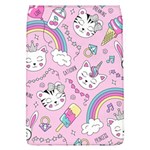Beautiful Cute Animals Pattern Pink Removable Flap Cover (L)