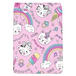 Beautiful Cute Animals Pattern Pink Removable Flap Cover (S)