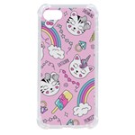 Beautiful Cute Animals Pattern Pink iPhone SE
