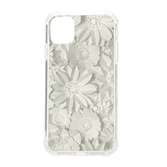 Damask, Desenho, Flowers, Gris Iphone 11 Tpu Uv Print Case by nateshop