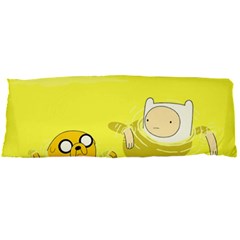 Adventure Time Jake The Dog Finn The Human Artwork Yellow Body Pillow Case Dakimakura (two Sides) by Sarkoni