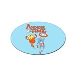 Adventure Time Avengers Age Of Ultron Sticker (Oval)