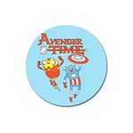 Adventure Time Avengers Age Of Ultron Magnet 3  (Round)