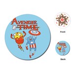 Adventure Time Avengers Age Of Ultron Playing Cards Single Design (Round)