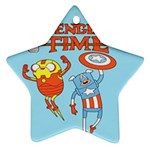 Adventure Time Avengers Age Of Ultron Star Ornament (Two Sides)
