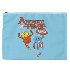 Adventure Time Avengers Age Of Ultron Cosmetic Bag (xxl) by Sarkoni