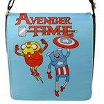 Adventure Time Avengers Age Of Ultron Flap Closure Messenger Bag (S)