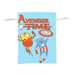 Adventure Time Avengers Age Of Ultron Lightweight Drawstring Pouch (s) by Sarkoni