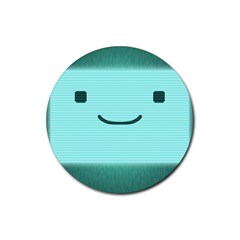 Adventure Time Bmo Rubber Round Coaster (4 Pack) by Sarkoni
