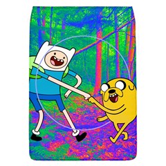 Jake And Finn Adventure Time Landscape Forest Saturation Removable Flap Cover (l)