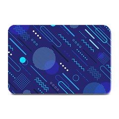 Classic Blue Background Abstract Style Plate Mats by Bedest