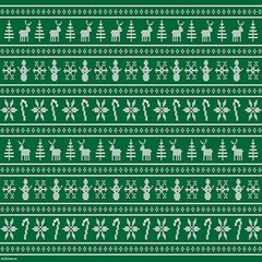 Wallpaper Ugly Sweater Backgrounds Christmas Play Mat (rectangle) by artworkshop
