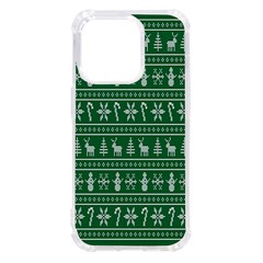 Wallpaper Ugly Sweater Backgrounds Christmas Iphone 14 Pro Tpu Uv Print Case by artworkshop