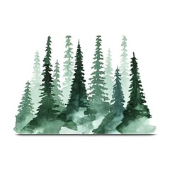 Tree Watercolor Painting Pine Forest Plate Mats by Hannah976