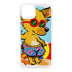 Beach Chihuahua Dog Pet Animal Iphone 13 Tpu Uv Print Case by Sarkoni