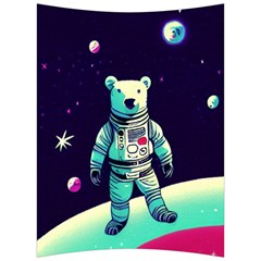 Bear Astronaut Futuristic Back Support Cushion by Bedest