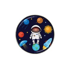 Boy Spaceman Space Rocket Ufo Planets Stars Hat Clip Ball Marker by Ndabl3x