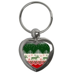 Merry Christmas Ugly Key Chain (heart) by artworkshop