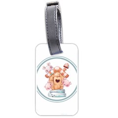 House Pet Animal Cute Luggage Tag (one Side) by Sarkoni