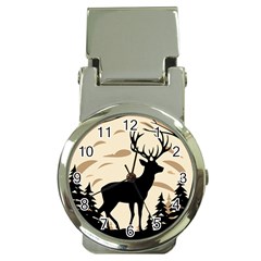 Deer Wildlife Money Clip Watches by Sarkoni
