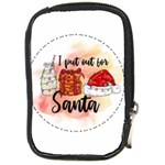Santa Cookies Christmas Compact Camera Leather Case Front