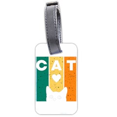 Cat Kitten Pet Animal Feline Cat Luggage Tag (two Sides) by Sarkoni