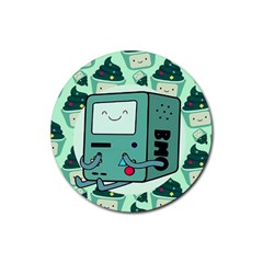 Adventure Time Bmo Rubber Round Coaster (4 Pack) by Bedest