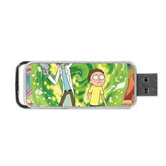 Rick And Morty Adventure Time Cartoon Portable Usb Flash (two Sides) by Bedest