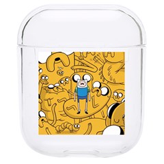 Adventure Time Finn Jake Cartoon Hard Pc Airpods 1/2 Case by Bedest