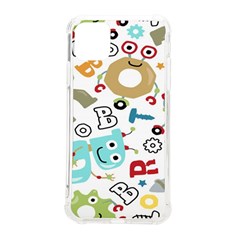 Seamless Pattern Vector With Funny Robots Cartoon Iphone 11 Pro Max 6 5 Inch Tpu Uv Print Case by Hannah976