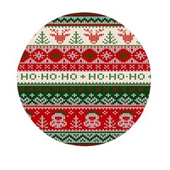 Ugly Sweater Merry Christmas  Mini Round Pill Box (pack Of 3) by artworkshop