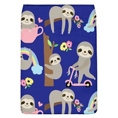 Hand Drawn Cute Sloth Pattern Background Removable Flap Cover (l) by Hannah976