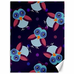 Owl Pattern Background Canvas 36  X 48  by Hannah976
