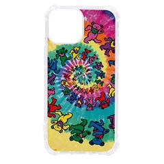 Grateful Dead Bears Tie Dye Vibrant Spiral Iphone 13 Mini Tpu Uv Print Case by Bedest