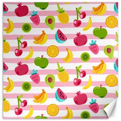 Tropical Fruits Berries Seamless Pattern Canvas 16  X 16 