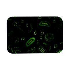 Bacteria Virus Seamless Pattern Inversion Open Lid Metal Box (silver)   by Ravend