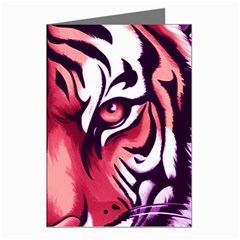 Tiger Design Greeting Cards (pkg Of 8) by TShirt44