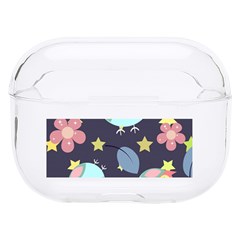 Owl Stars Pattern Background Hard Pc Airpods Pro Case