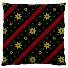 Background Pattern Texture Design Large Cushion Case (two Sides) by Jatiart