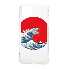 The Great Wave Of Kaiju Iphone 11 Pro Max 6 5 Inch Tpu Uv Print Case by Cendanart