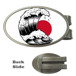 Japanese Sun & Wave Money Clips (Oval) 