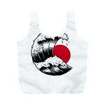 Japanese Sun & Wave Full Print Recycle Bag (M)