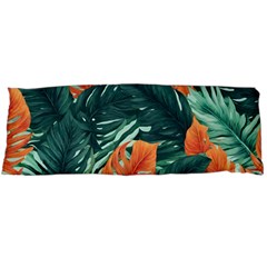 Green Tropical Leaves Body Pillow Case (dakimakura) by Jack14